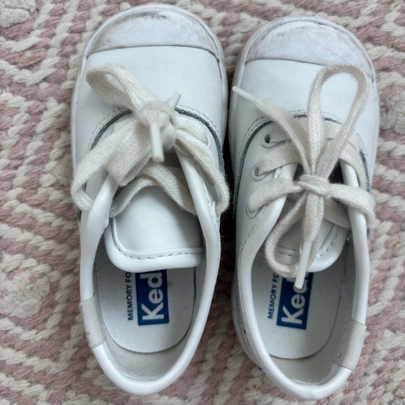Keds Kids Classic White Sneakers - Picture 1 of 2
